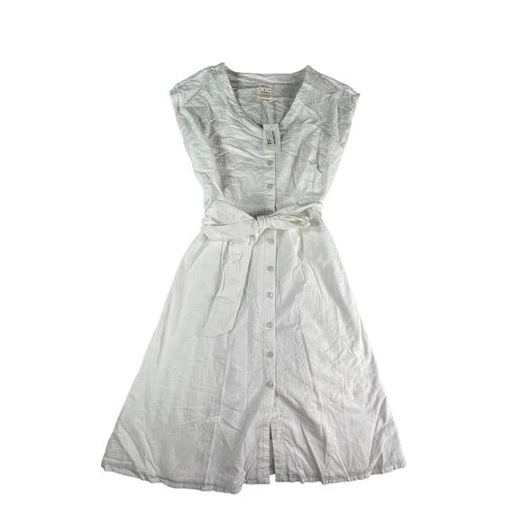 Hope & Henry Dresses & Skirts - Hope & Henry Dress Women 8 White Boho Cottagecore Eyelet Lace Sleeveless NWT